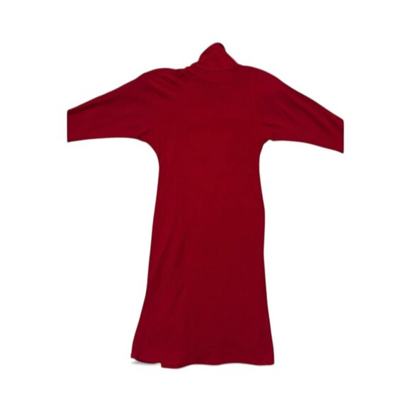 Itallian Red Stretch Vintage Dress - Picture 5 of 7